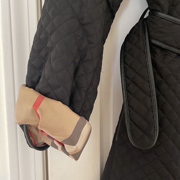 Burberry quilted belted car coat - Picture 3 of 12